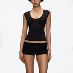 Women Scoop  Neck Top