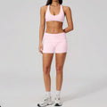 Women Fold Over Running Shorts