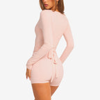 Women V  Neck Wrap Crossover Cardigan
