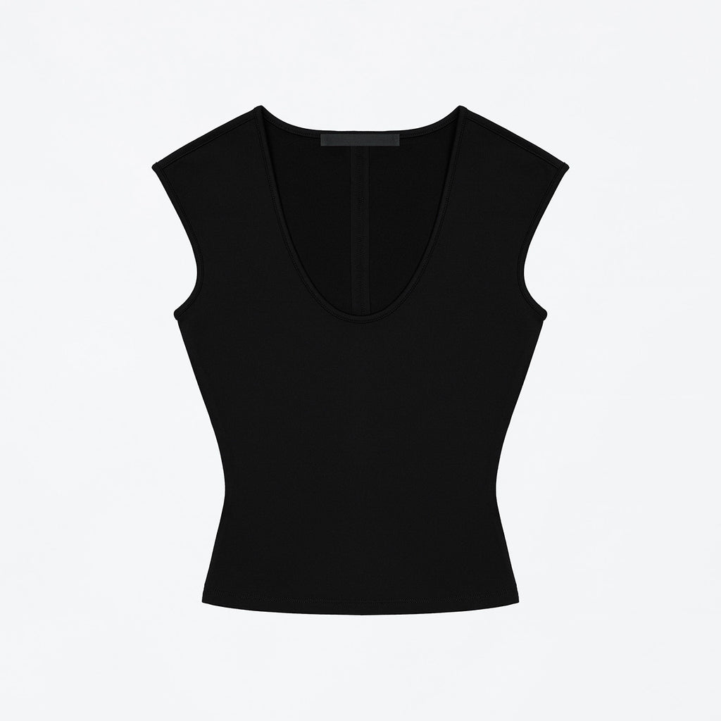 Women Scoop  Neck Top