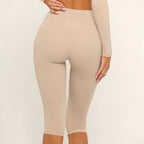 Women Invisible Scrunch Capri Leggings