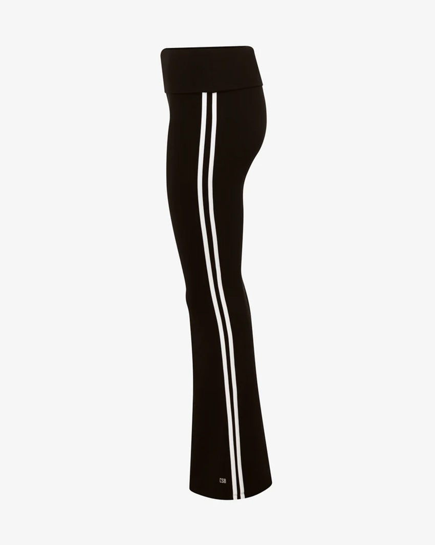 Y2K Fold Over Waist Athletic Yoga Pilates Flare Pants