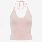 Women Scoop Neck Halter Tank