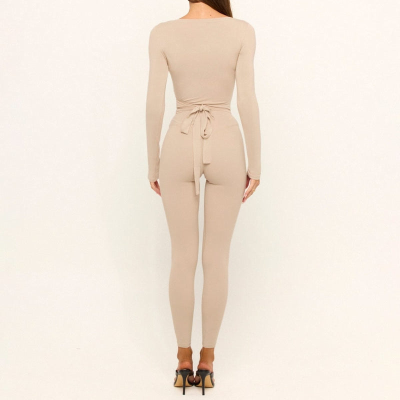 Women V  Neck Wrap Crossover Cardigan
