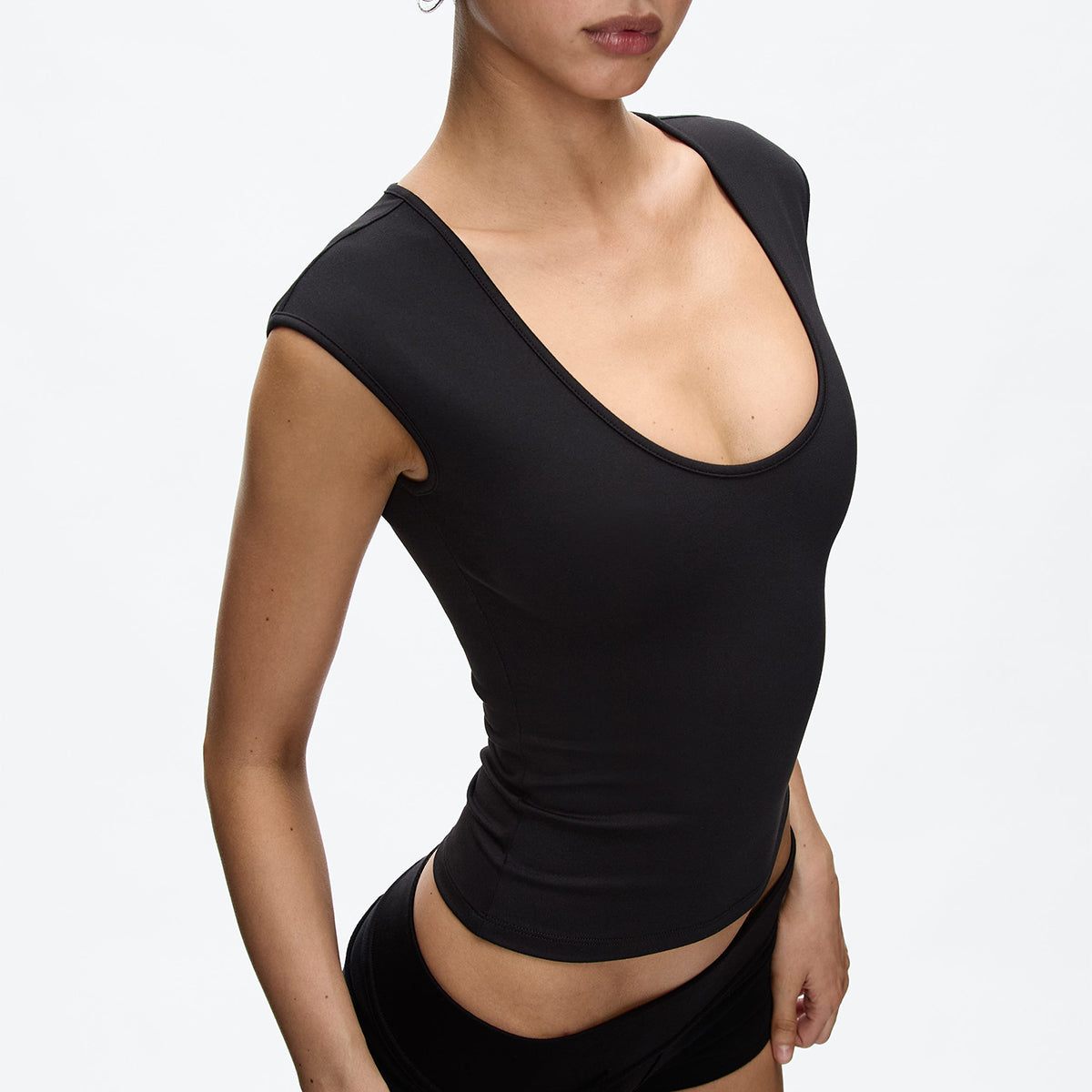 Women Scoop  Neck Top