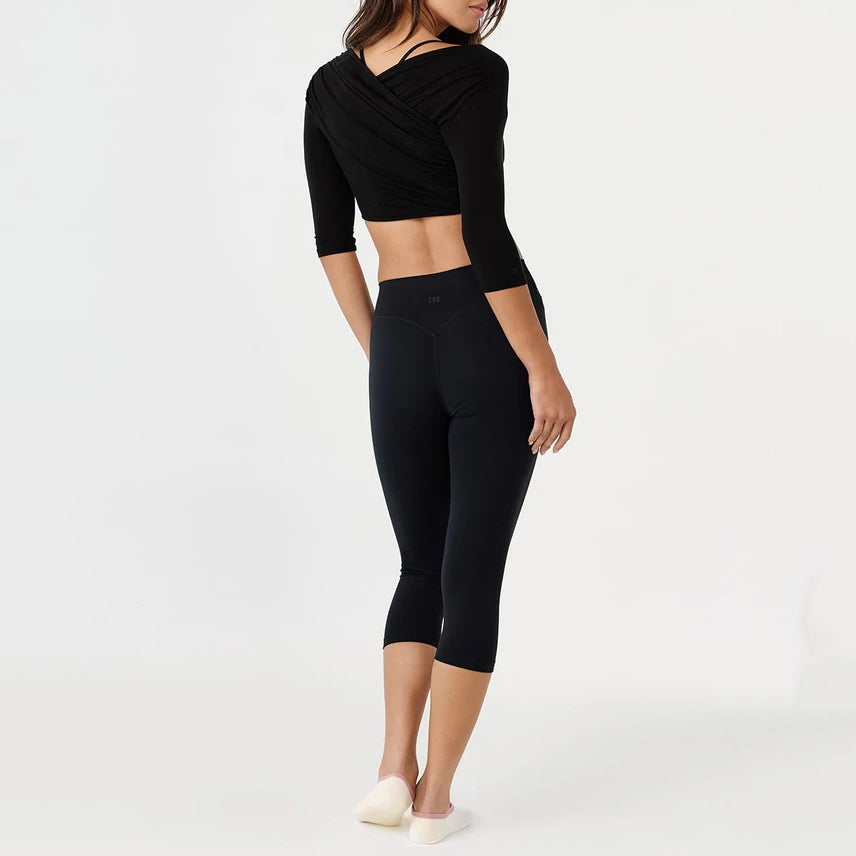 Women Invisible Scrunch Capri Leggings