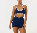 Women Removable Pads Sports Halter Bras