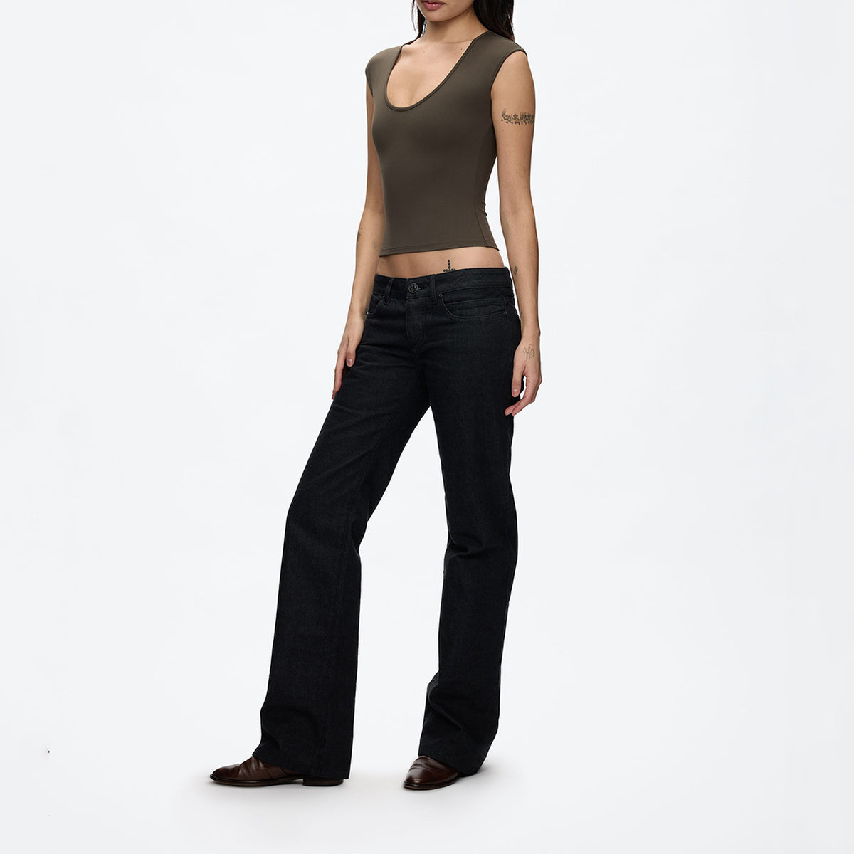 Women Scoop  Neck Top