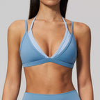 Women's Double Layers Halter Sport Bras