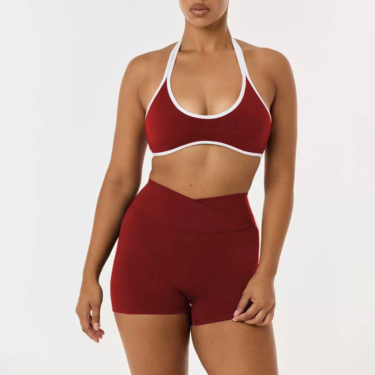 Women Removable Pads Sports Halter Bras